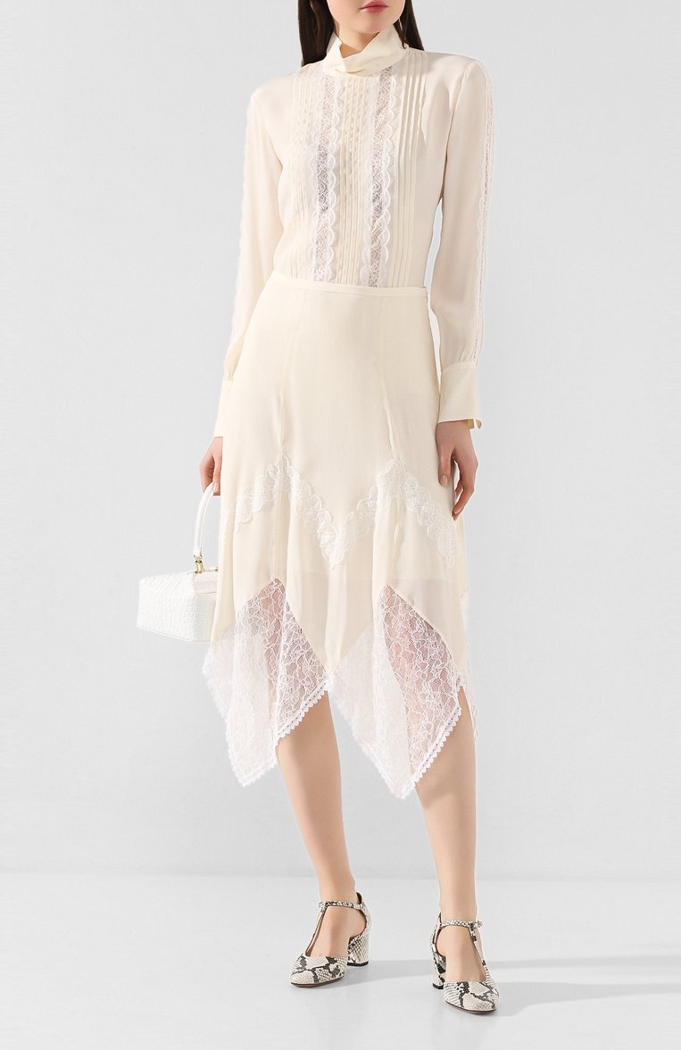 Юбка из смеси вискозы и шелка SEE BY CHLOÉ, арт. CHS20SJU03014, фото 1
