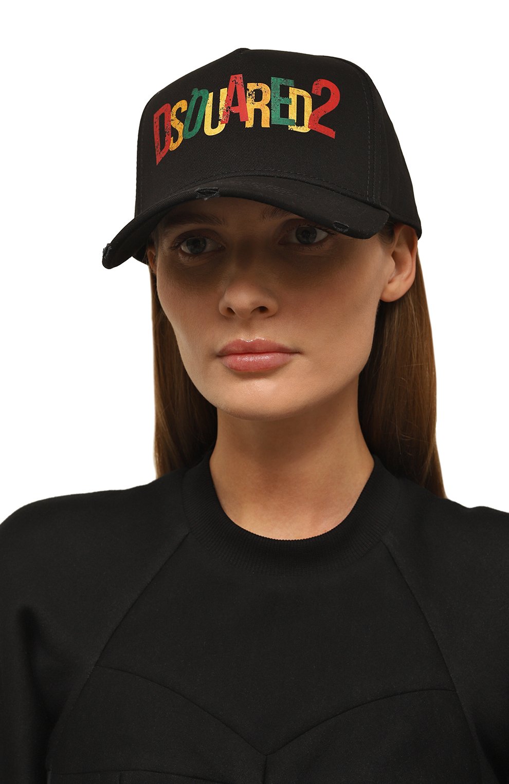 Хлопковая бейсболка DSQUARED2, арт. BCW0102 05C00001, фото 2