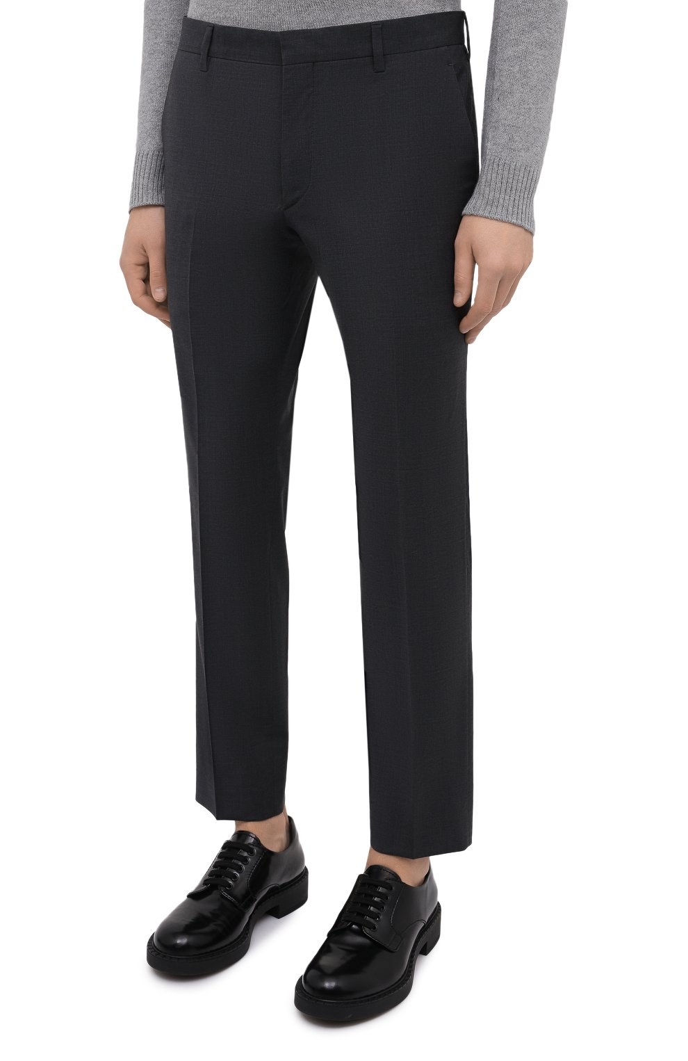 Шерстяные брюки PRADA, арт. UP0164-1W1T-F0480-212, фото 3