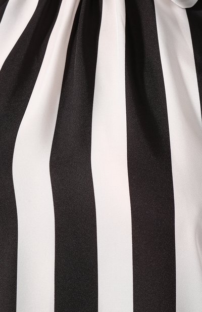 Блузка в полоску MSGM черно-белого цвета по цене 38650 руб., арт. 2742MDM118 195853, фото 5 Блузка в полоску MSGM, арт. 2742MDM118 195853, фото 5
