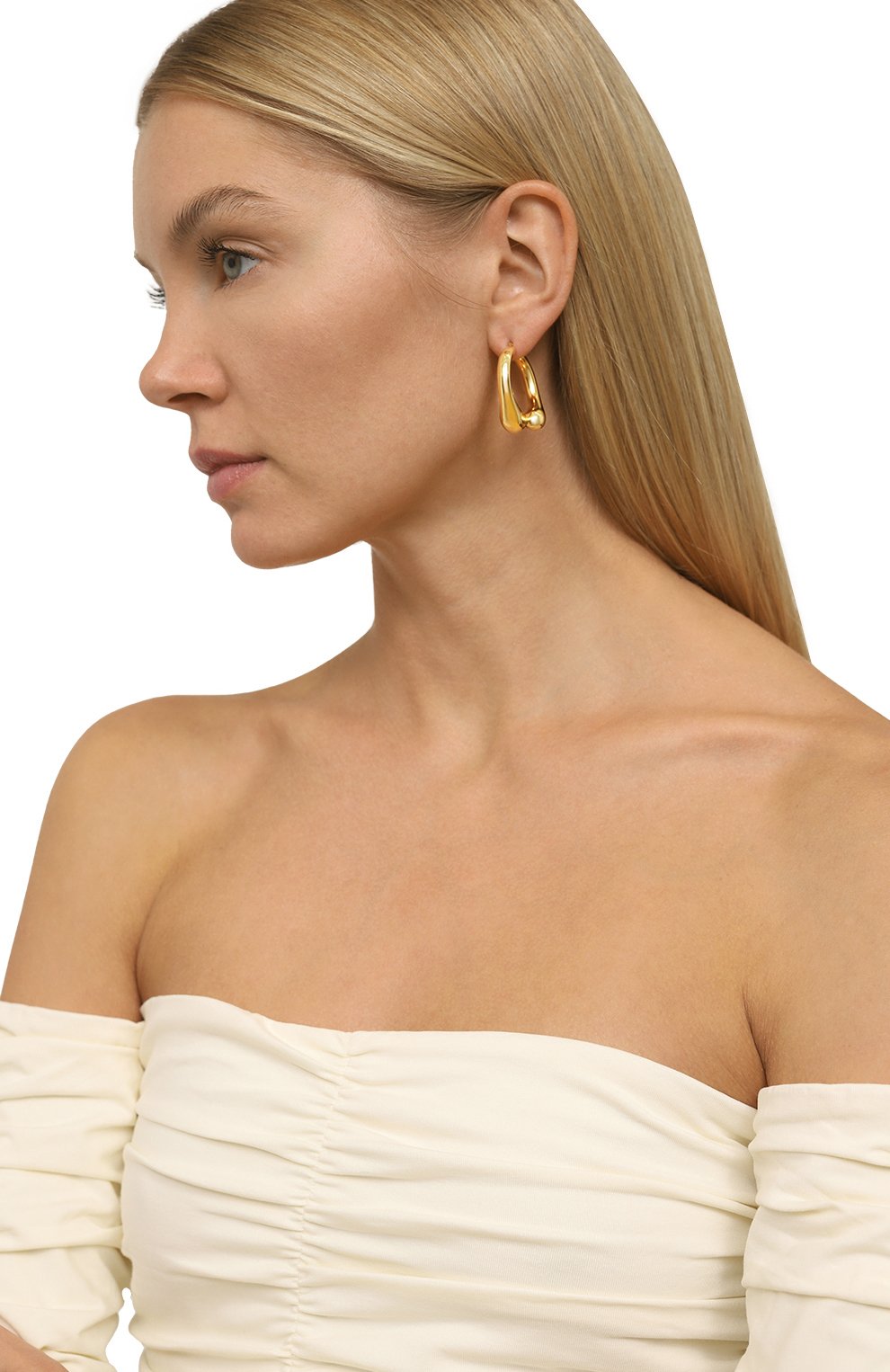 Серьги JIL SANDER, арт. J12VG0036 J12002/G0LD, фото 2