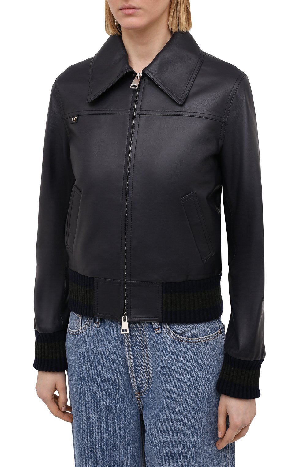 Кожаная куртка VICTORIA BECKHAM, арт. 1121LJK002339A, фото 3