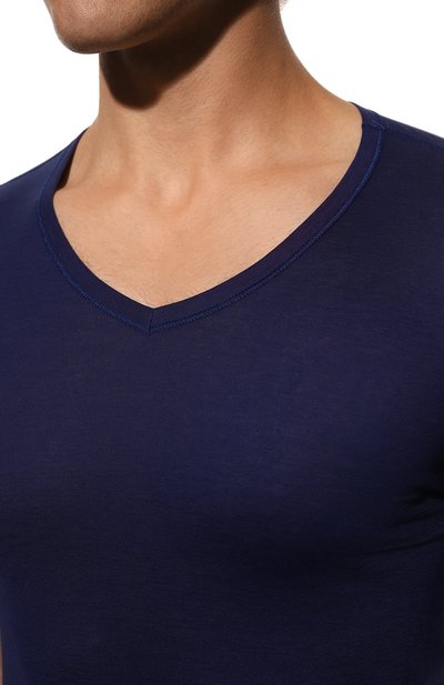 Хлопковая футболка HANRO, арт. 073000., фото 5