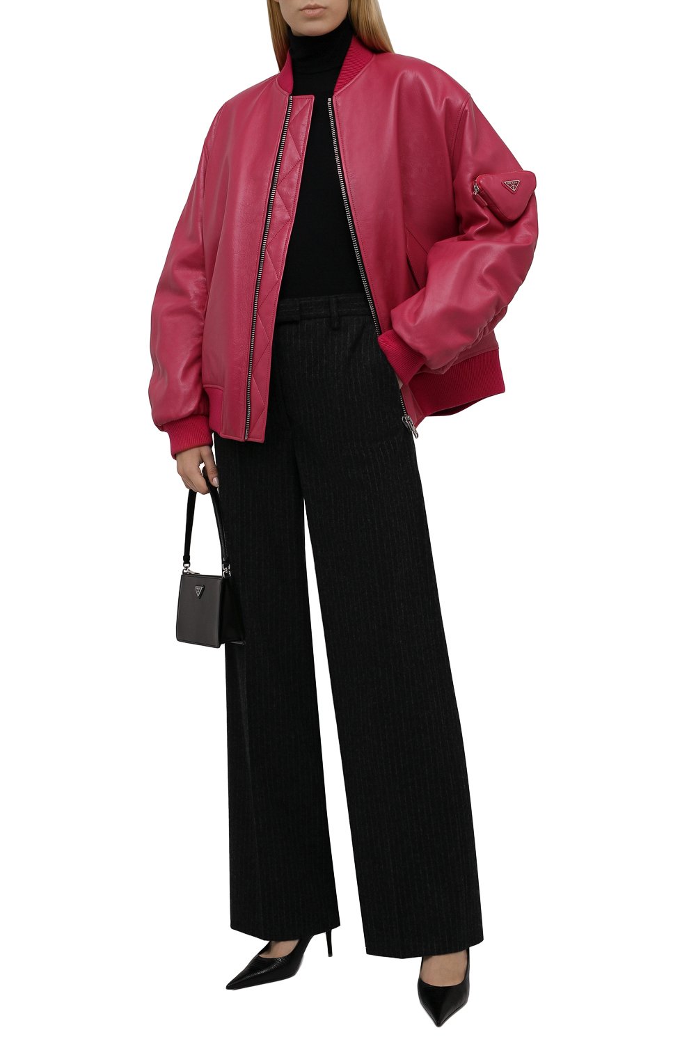 Водолазка из кашемира и шелка PRADA, арт. P26183-40J-F0002-142, фото 2