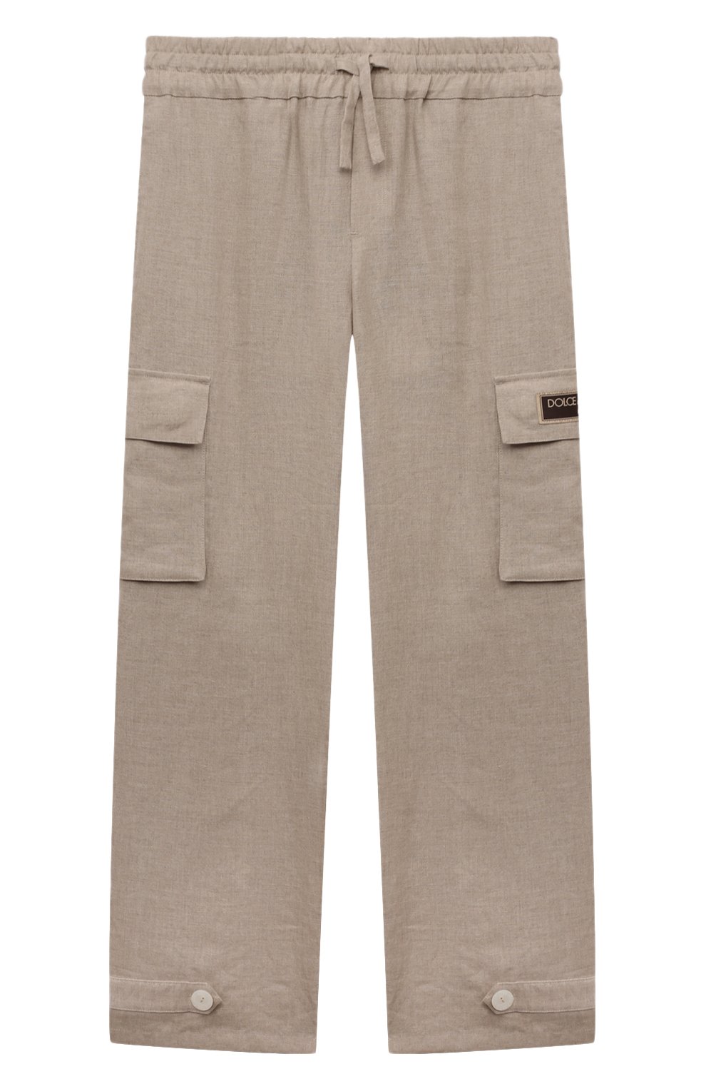 Льняные брюки-карго DOLCE & GABBANA, арт. L44P42/G7NWR, фото 1