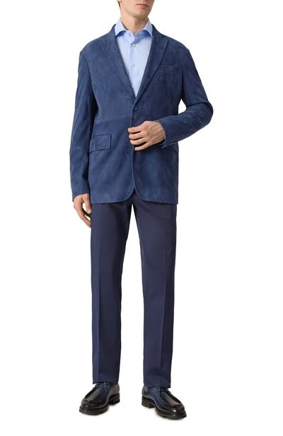 Мужская хлопковая сорочка KITON, арт. UCCH0910107