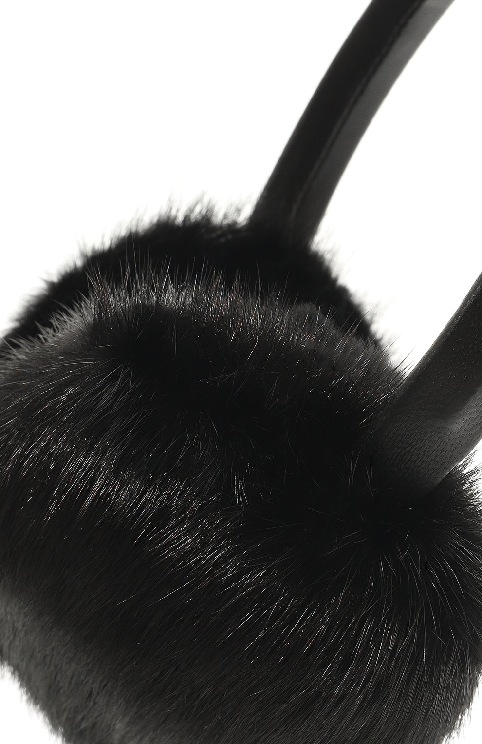 Меховые наушники из норки и кролика YVES SALOMON, арт. 25WAA303XXAGVI, фото 4