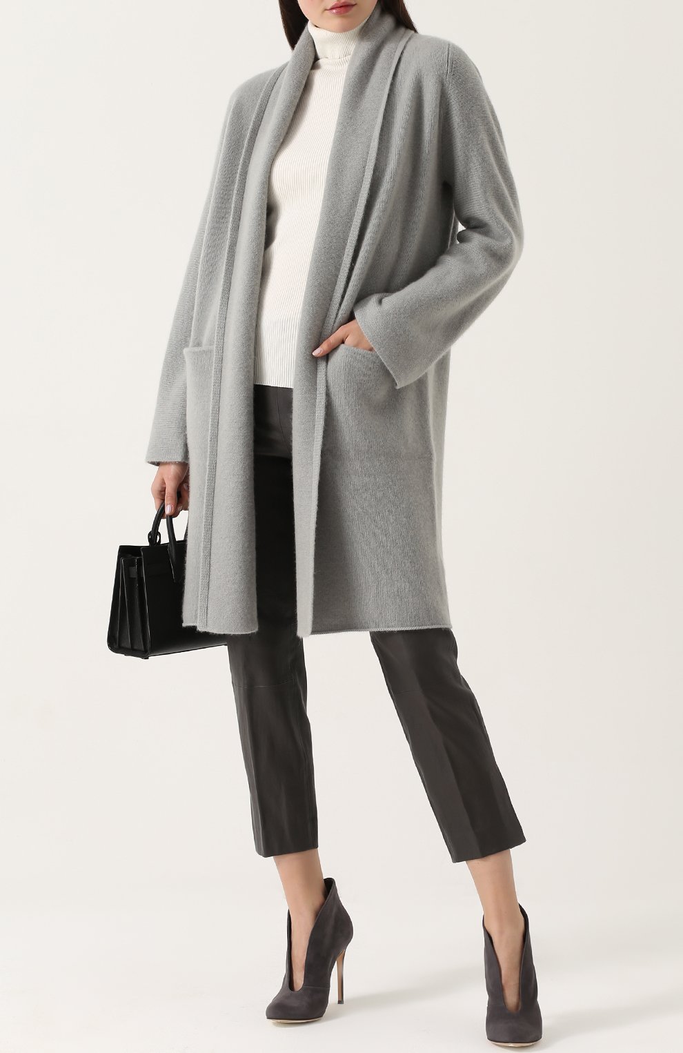 Кашемировый кардиган с накладными карманами VINCE, арт. V417677415, фото 2