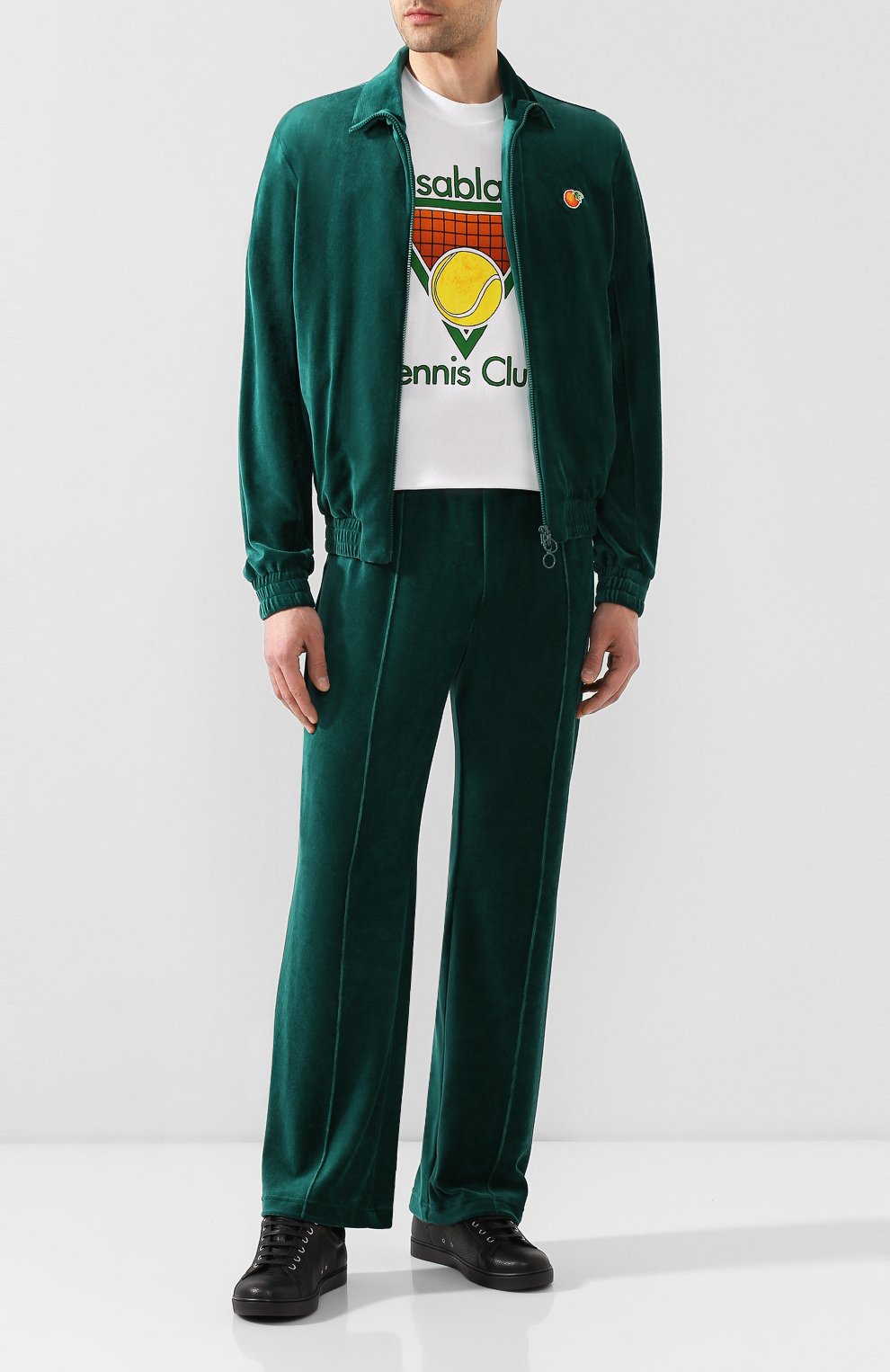 Хлопковая футболка CASABLANCA, арт. MS20-TS-001 CASA TENNIS CLUB IC0N, фото 2