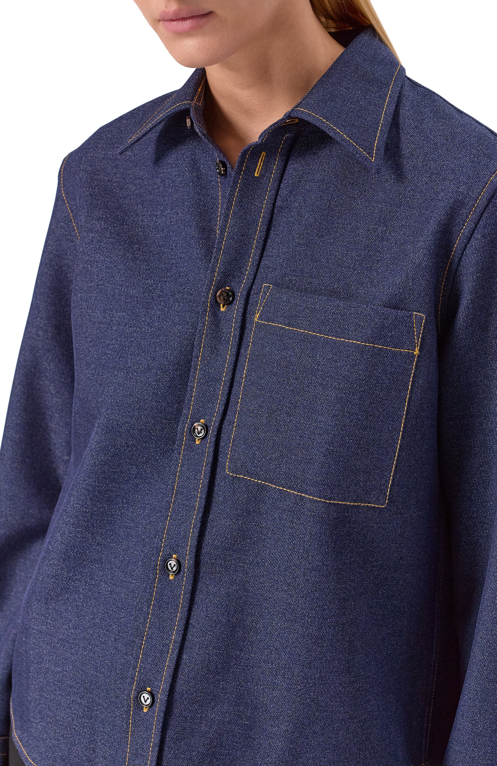 Шерстяная рубашка BOTTEGA VENETA, арт. 832289/V5VQ0, фото 5