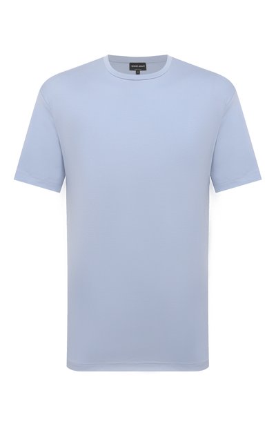 Мужская хлопковая футболка GIORGIO ARMANI, арт. 6LSM90/SJTKZ