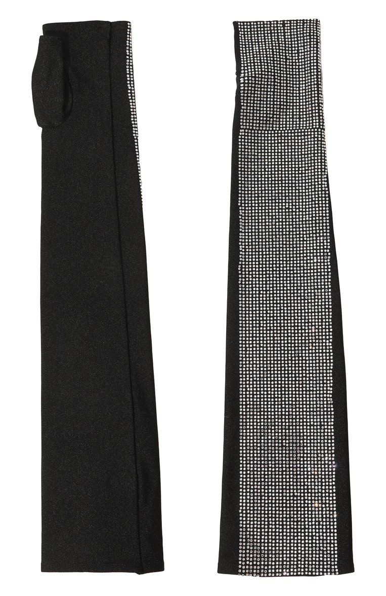 Митенки с отделкой стразами LOULOU, арт. 0012, фото 3