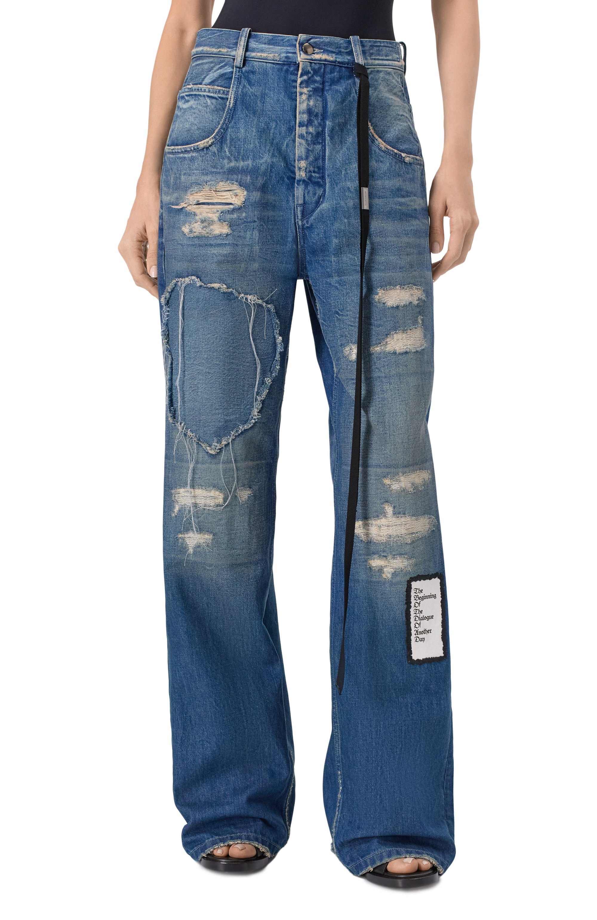 Джинсы ANN DEMEULEMEESTER, арт. B0010197/FA631, фото 3