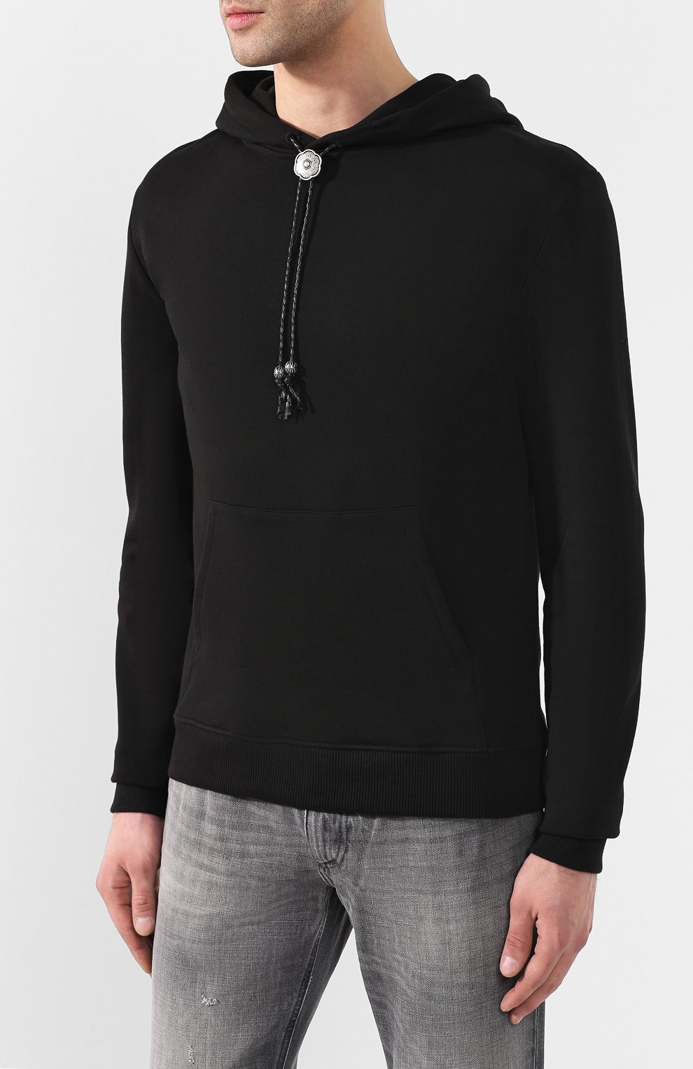 Хлопковое худи SAINT LAURENT, арт. 560377/Y2TC2, фото 3