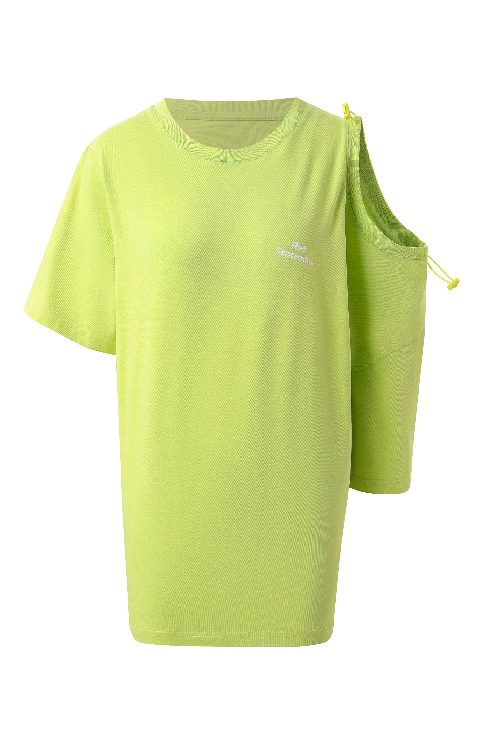 Хлопковая футболка RED SEPTEMBER зеленого цвета по цене 15000 руб., арт. 924.02.TSS08.31, фото 1 Хлопковая футболка RED SEPTEMBER, арт. 924.02.TSS08.31, фото 1