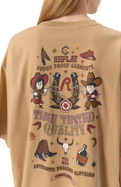 Хлопковая футболка REPLAY, арт. W3399E.000.22658P, фото 5