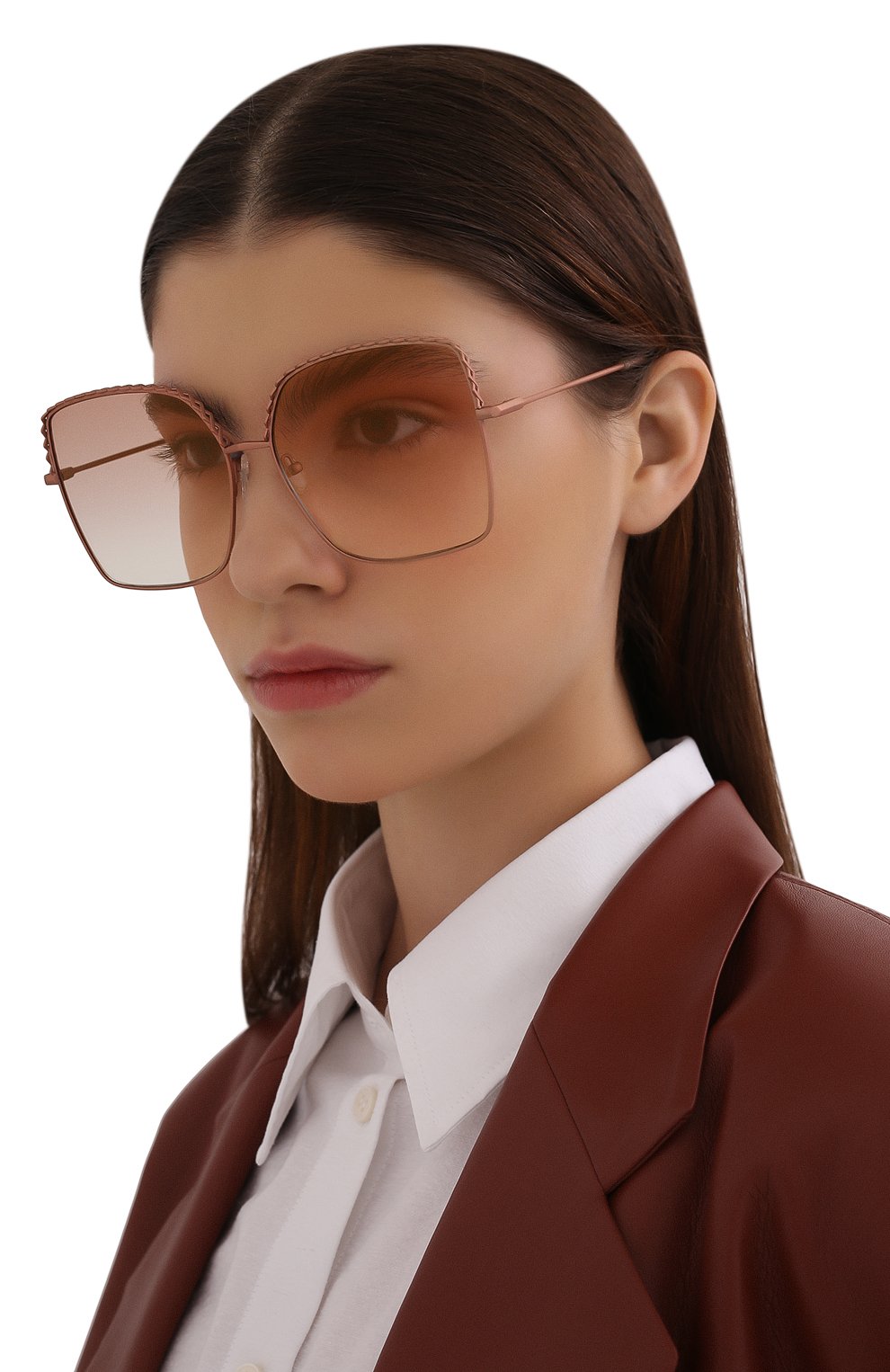 Солнцезащитные очки MATTHEW WILLIAMSON розового цвета по цене 31950 руб., арт. MW276C6 SUN, фото 2 Солнцезащитные очки MATTHEW WILLIAMSON, арт. MW276C6 SUN, фото 2