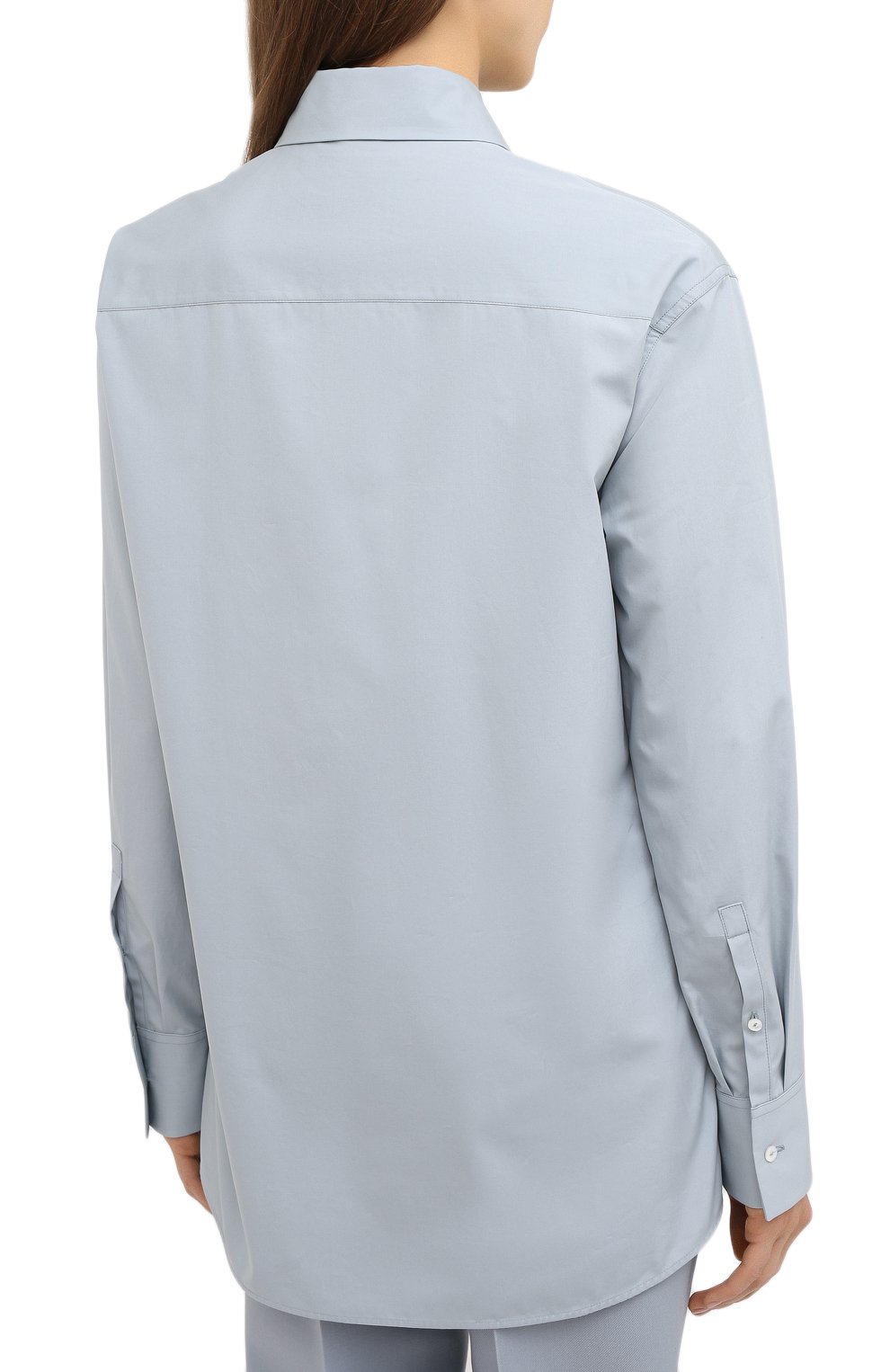 Хлопковая рубашка JIL SANDER, арт. JSPR602405-WR244300, фото 4
