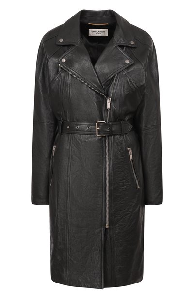 Женский кожаное пальто SAINT LAURENT, арт. 798778/YCNV2