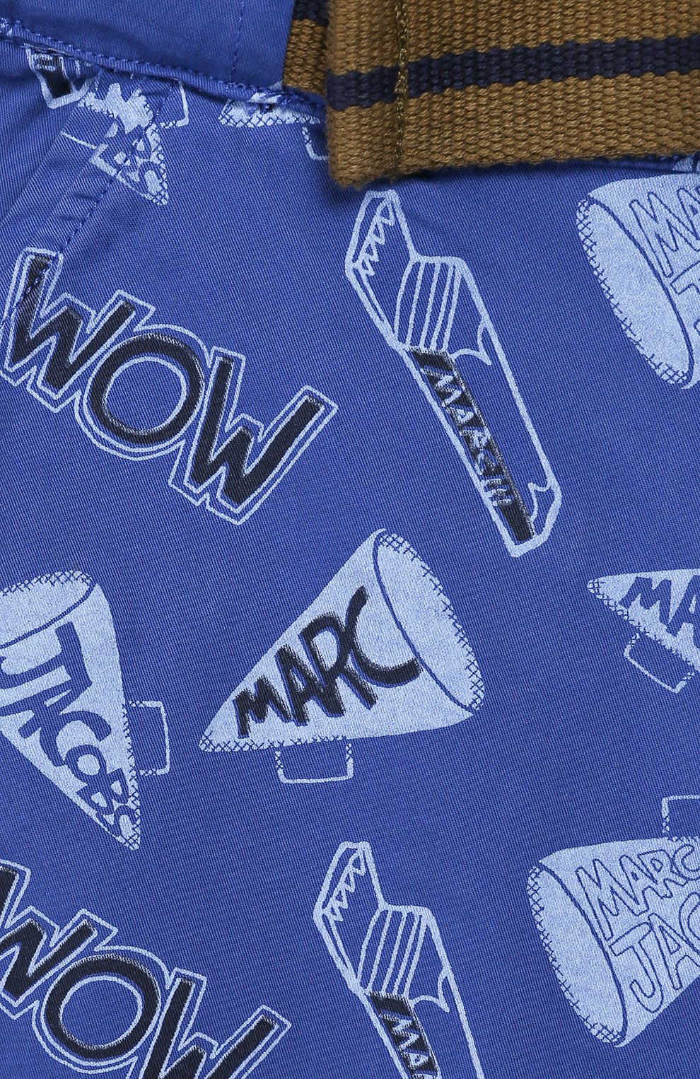 Хлопковые шорты MARC JACOBS (THE) голубого цвета по цене 9000 руб., арт. W24210, фото 3 Хлопковые шорты MARC JACOBS (THE), арт. W24210, фото 3