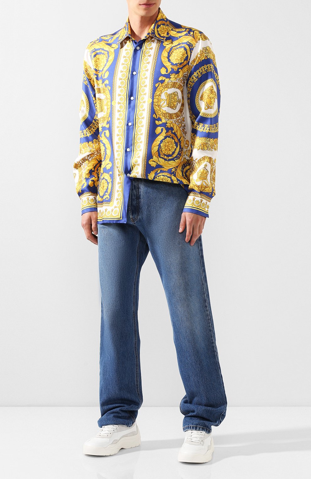 Шелковая рубашка VERSACE, арт. A75980/A230628, фото 2