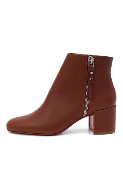 Кожаные ботильоны ziptotal 55 CHRISTIAN LOUBOUTIN, арт. 3210271/ZIPT0TAL 55, фото 3