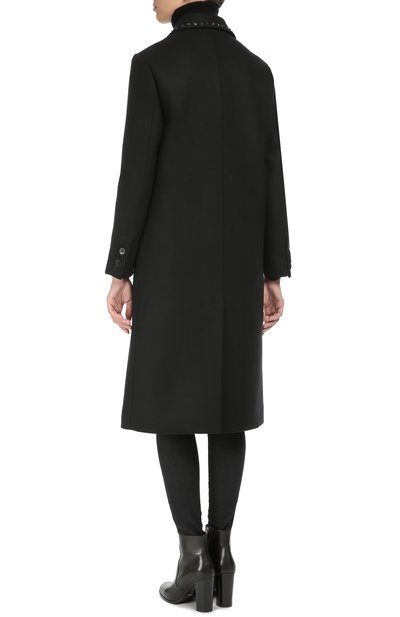 Пальто прямого кроя с заклепками VALENTINO, арт. LB0CA177/1CJ, фото 4