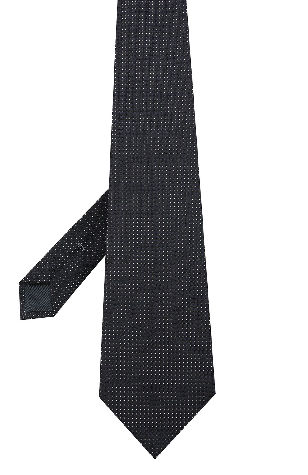 Шелковый галстук ZEGNA черного цвета по цене 18950 руб., арт. Z8D01/1UM, фото 2 Шелковый галстук ZEGNA, арт. Z8D01/1UM, фото 2