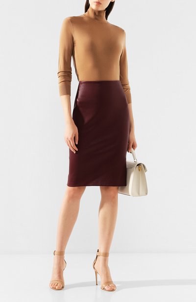 Кожаная юбка THEORY, арт. I0100304, фото 2