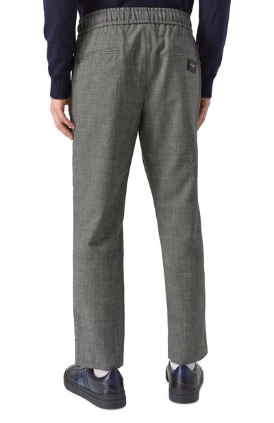 Брюки из шерсти и хлопка DOLCE & GABBANA, арт. GYACET/GI585, фото 4