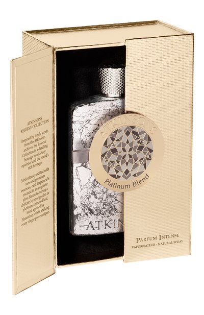 Духи platinum blend (100ml) ATKINSONS бесцветного цвета по цене 30900 руб., арт. 8011003894925, фото 3 Духи platinum blend (100ml) ATKINSONS, арт. 8011003894925, фото 3