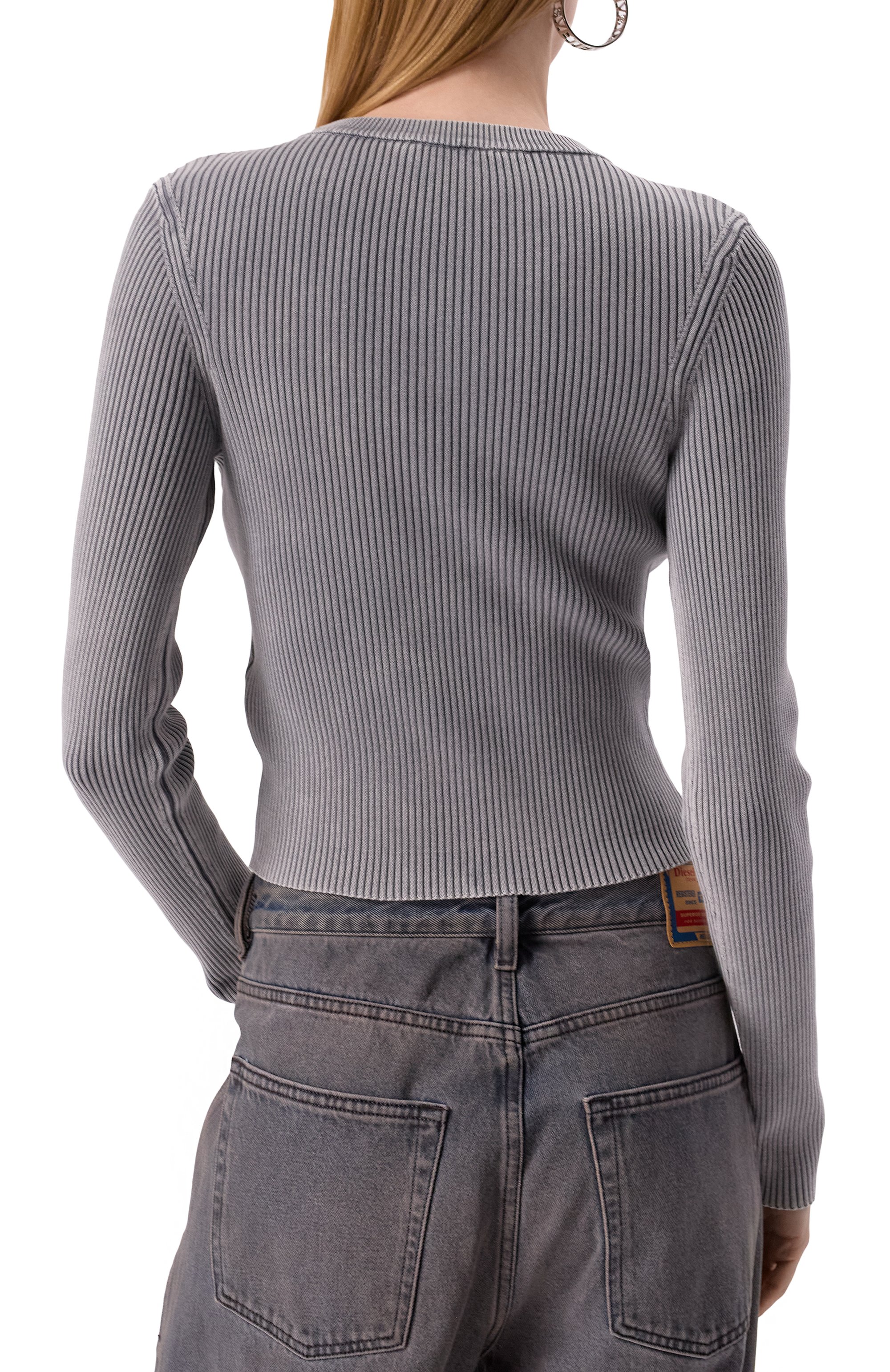 Хлопковый пуловер DIESEL, арт. A16735/0DBDI, фото 4