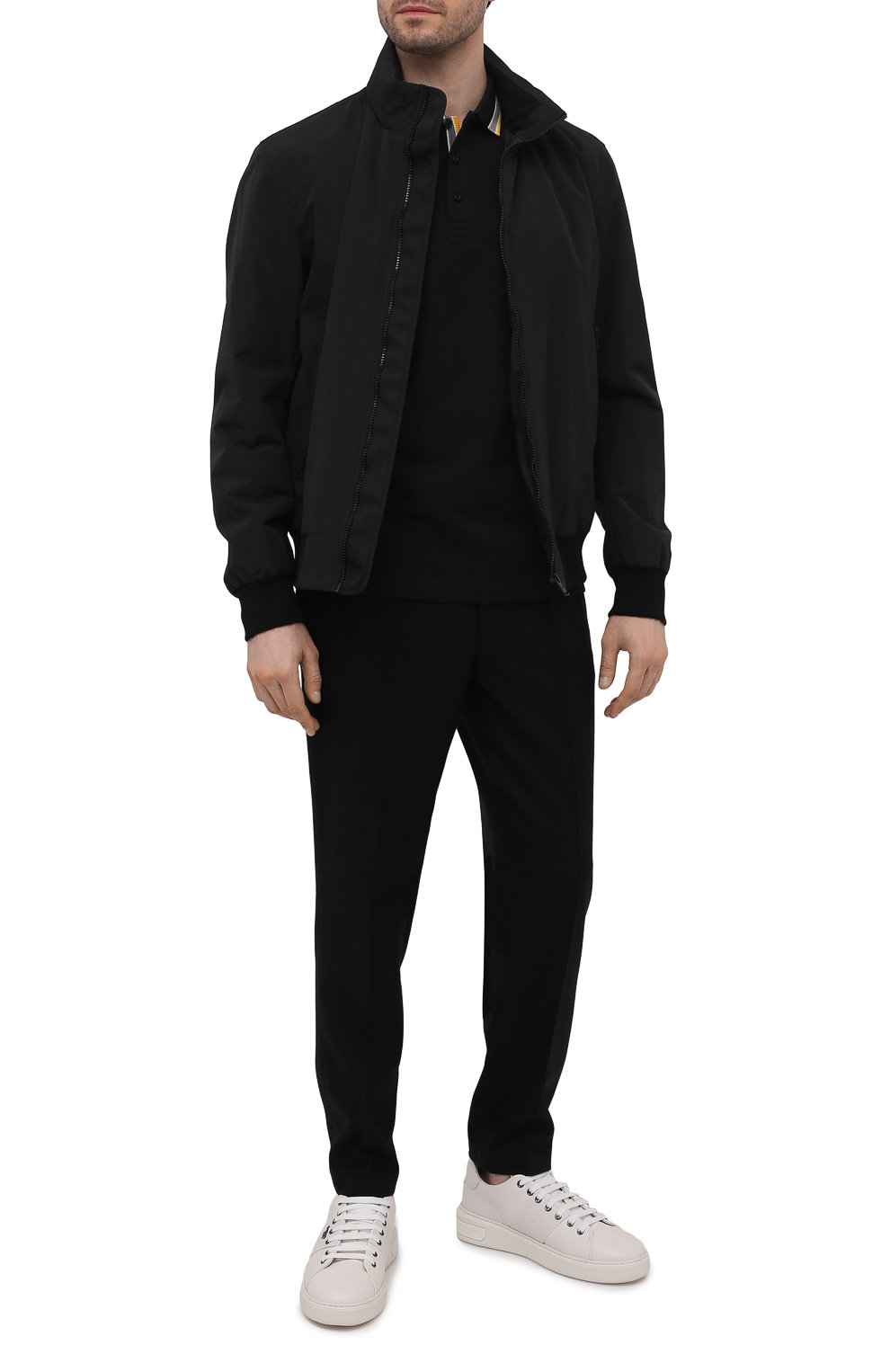 Хлопковое поло BOSS, арт. 50398302, фото 2