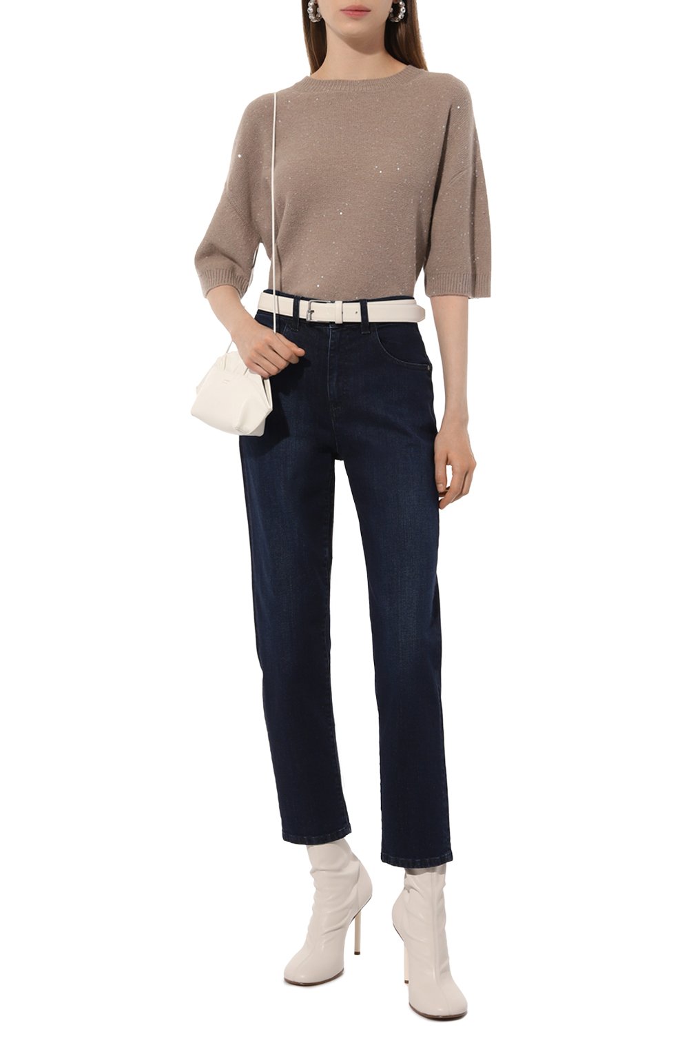 Пуловер из шерсти и шелка LORENA ANTONIAZZI, арт. I24129TM05C/2989, фото 2