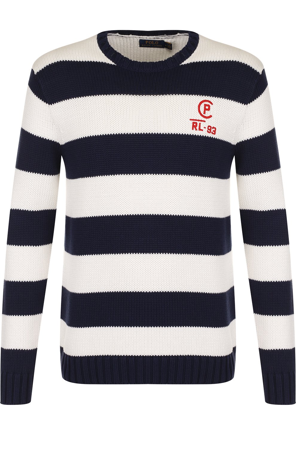 Хлопковый джемпер в контрастную полоску POLO RALPH LAUREN, арт. 710710813, фото 1