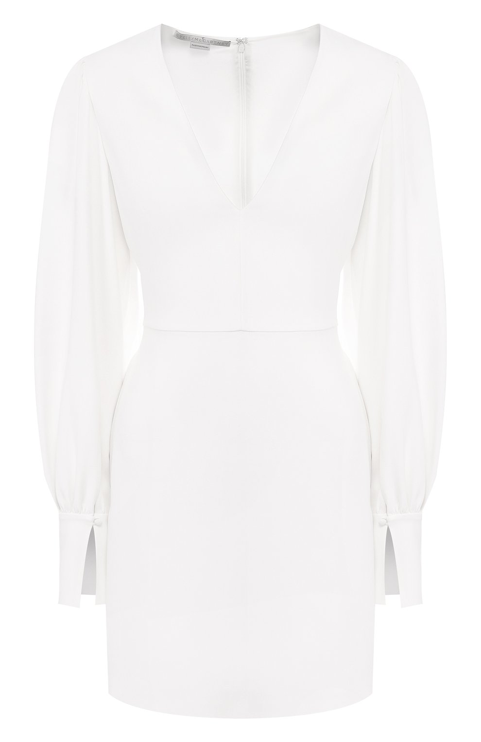 Мини-платье STELLA MCCARTNEY белого цвета по цене 84400 руб., арт. 568645/SCA06, фото 1 Мини-платье STELLA MCCARTNEY, арт. 568645/SCA06, фото 1