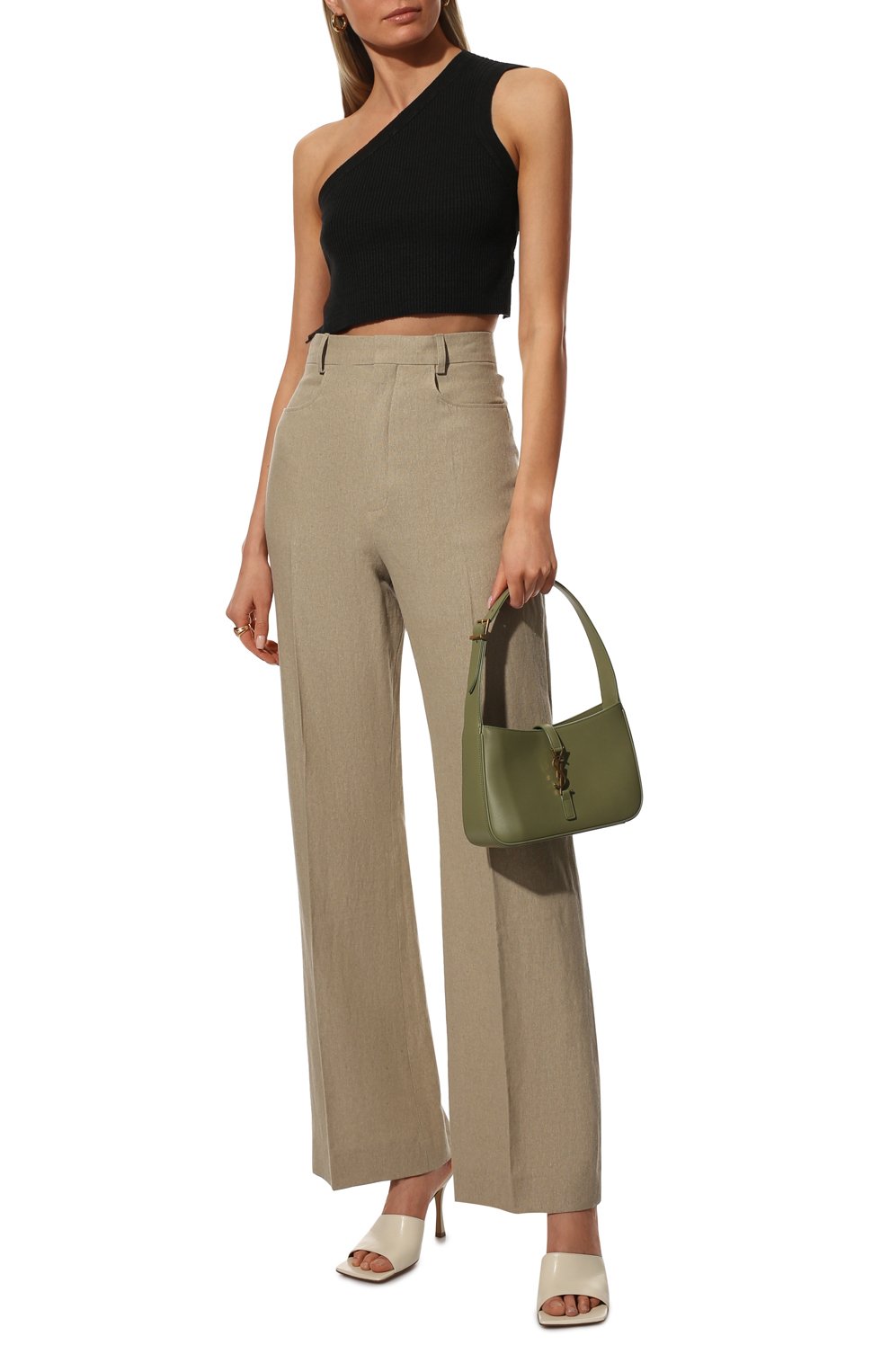 Льняные брюки JACQUEMUS, арт. 211PA003-1029, фото 2