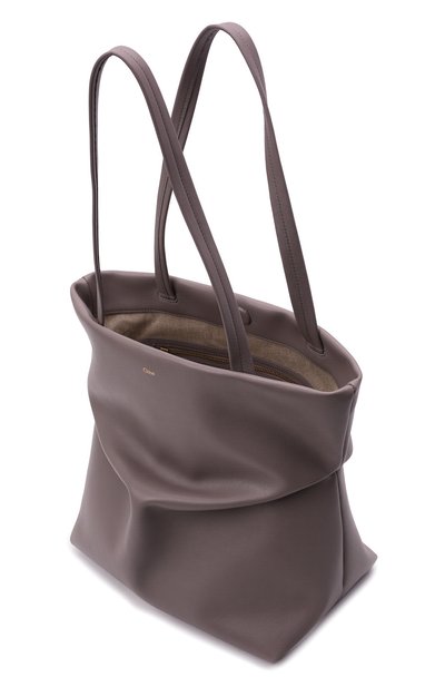 Сумка-тоут judy CHLOÉ серого цвета по цене 126000 руб., арт. CHC21WS280F16, фото 4 Сумка-тоут judy CHLOÉ, арт. CHC21WS280F16, фото 4