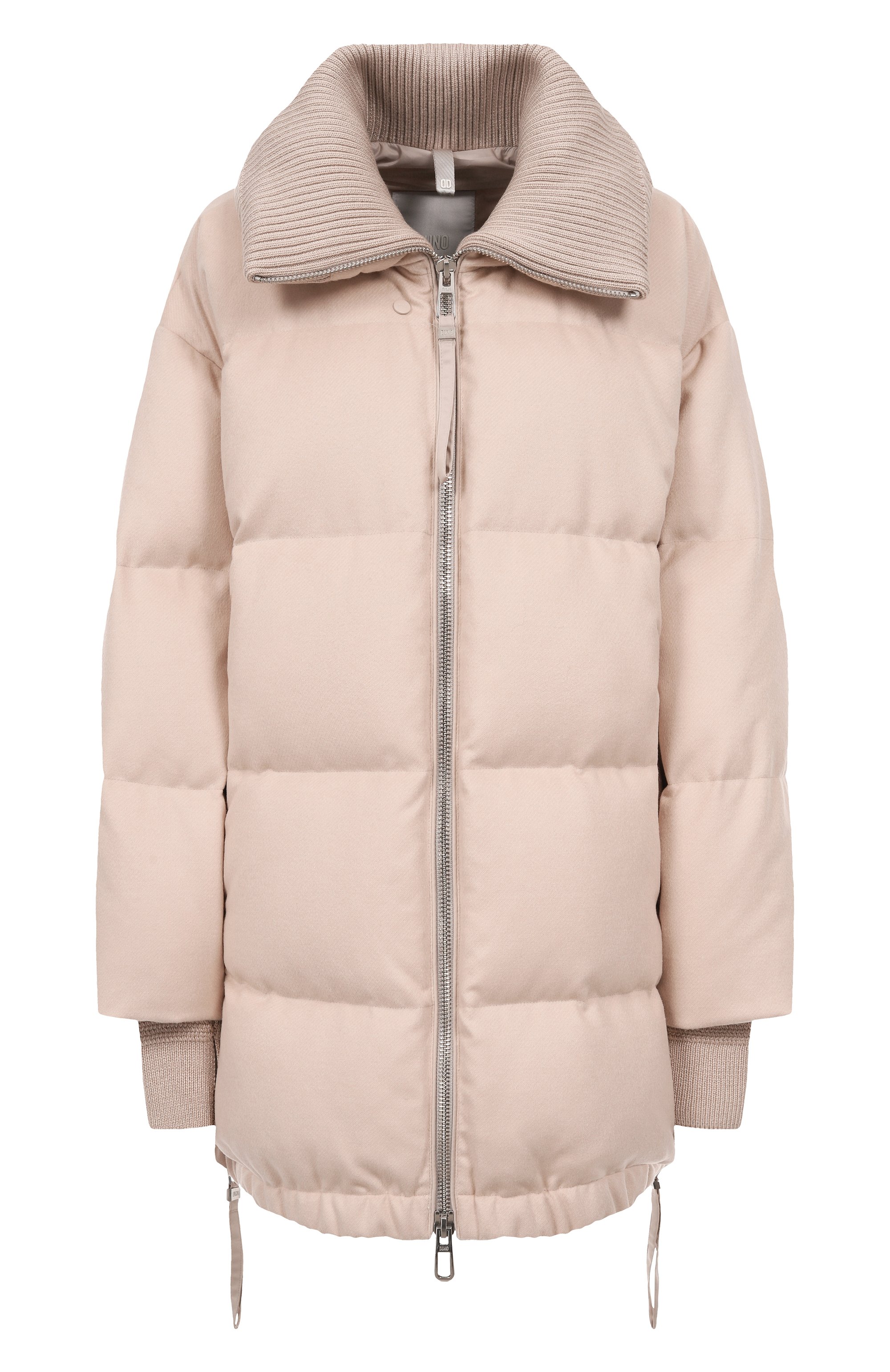 Комбинированный пуховик DUNO кремового цвета по цене 97300 руб., арт. BLANCA/PRAT0 MESTRE, фото 1 Комбинированный пуховик DUNO, арт. BLANCA/PRAT0 MESTRE, фото 1