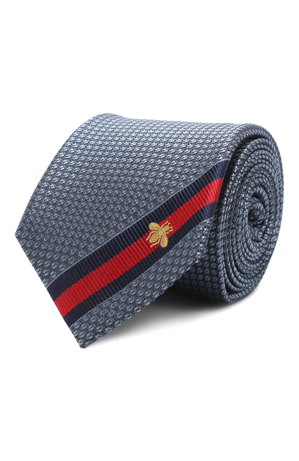 Шелковый галстук GUCCI, арт. 456510/4E002, фото 1