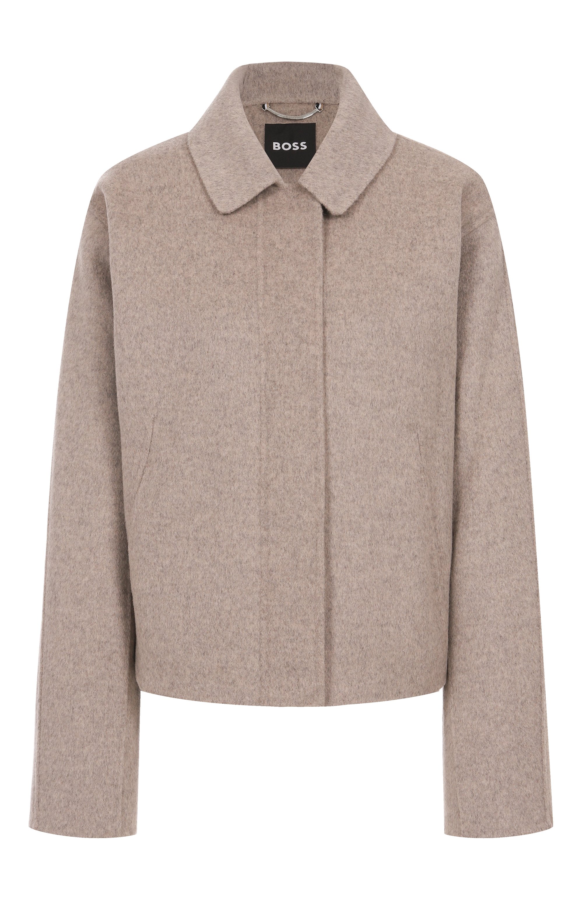 Шерстяное полупальто BOSS, арт. 50543170, фото 1