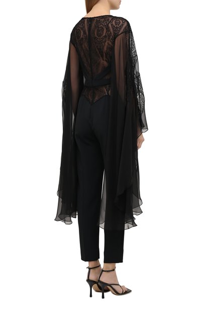 Комбинезон ZUHAIR MURAD черного цвета по цене 399500 руб., арт. JSP20036/CRCA007, фото 4 Комбинезон ZUHAIR MURAD, арт. JSP20036/CRCA007, фото 4