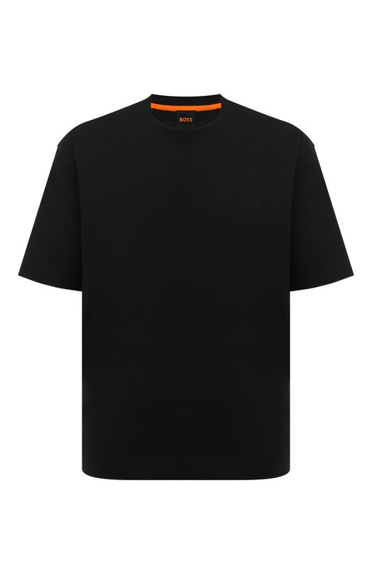 

Хлопковая футболка BOSS Orange, Синий