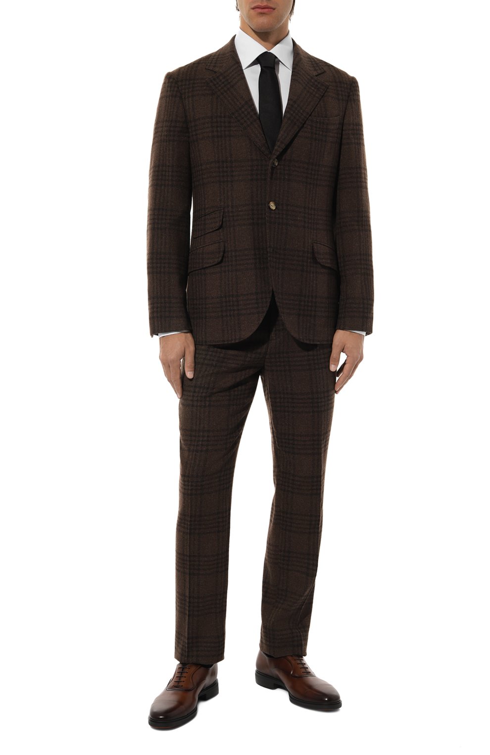 Кожаные оксфорды easy SANTONI, арт. MGEG18957NEAXNTG, фото 2