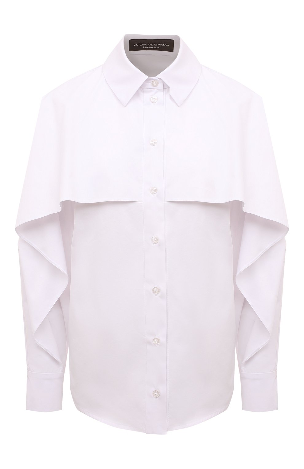 Хлопковая рубашка VICTORIA ANDREYANOVA, арт. A-SS23-2395, фото 1