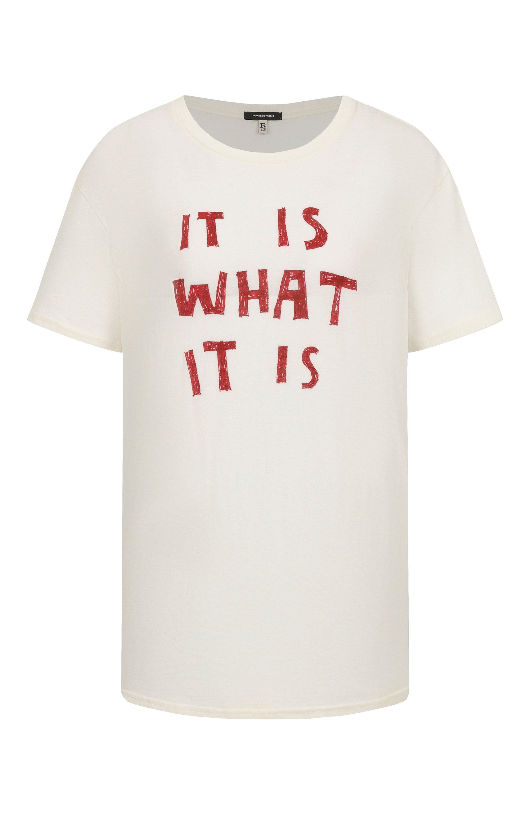 Футболка из хлопка и кашемира R13, арт. R13WK001-K122B, фото 1