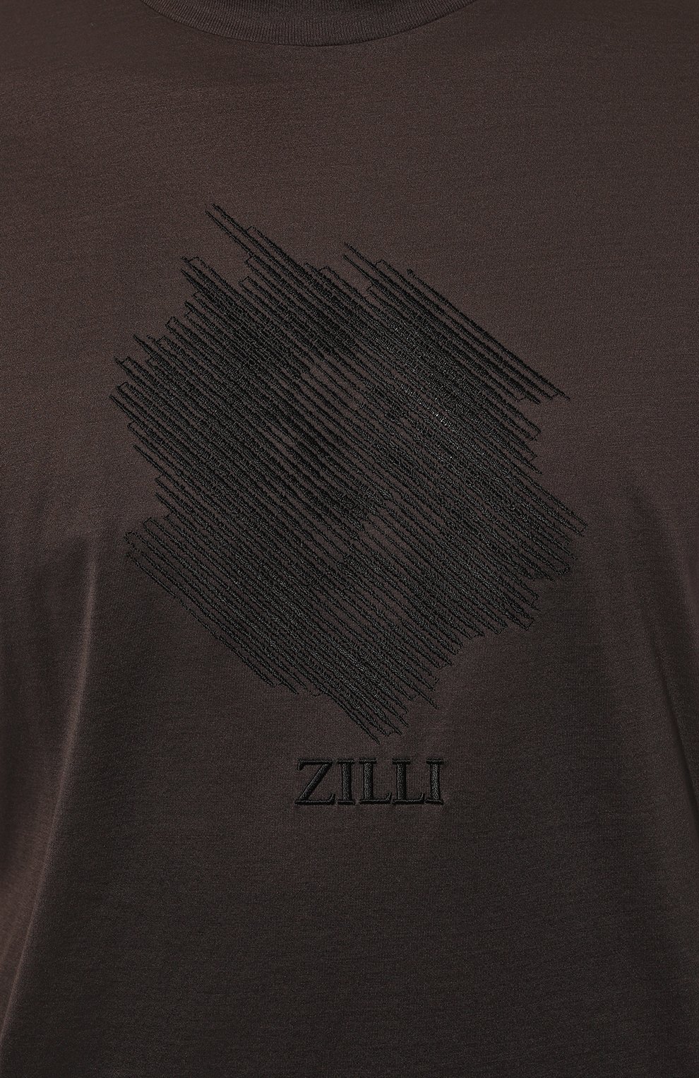 Хлопковая футболка ZILLI, арт. TSR001M0110VLIST0M, фото 5
