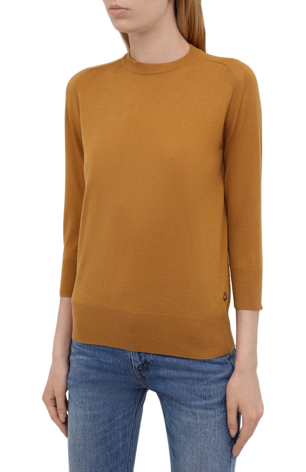 Кашемировый пуловер LORO PIANA светло-коричневого цвета по цене 109500 руб., арт. FAI4920, фото 3 Кашемировый пуловер LORO PIANA, арт. FAI4920, фото 3