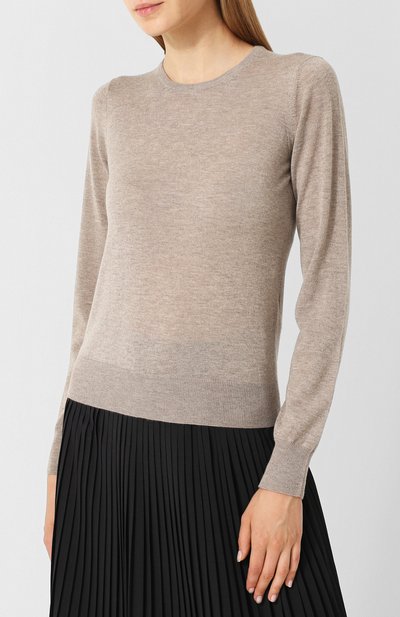 Однотонный кашемировый пуловер с круглым вырезом GIORGIO ARMANI, арт. 6ZAM19/AM62Z, фото 3