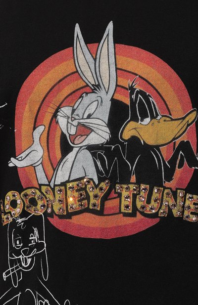 Хлопковая фу тболка DOMREBEL, арт. VTG T00N 5/T-SHIRT, фото 5